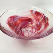 Coppa Tempera Rosa e Bianco