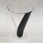 Kosta Boda Vaso Loop Nero
