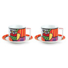 Set 2 Tazze Cappuccino Britto Mela