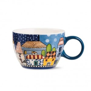 Paese Mio Tazza Colazione Blu
